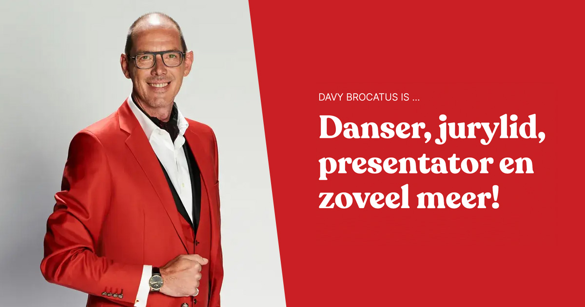 Davy Brocatus - Danser, jurylid, presentator en zoveel meer! website preview